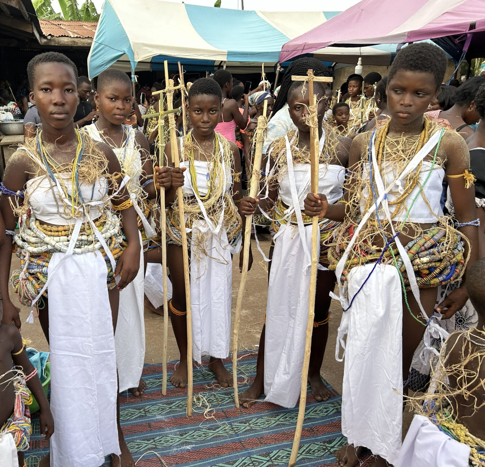 Dipo, a traditional puberty rite among the Adangbe people of Ghana ...