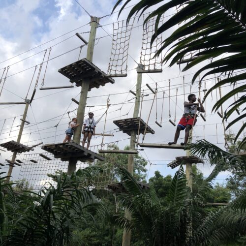 Rope course at Legon Gardens